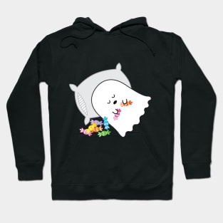 Gordie the Ghost (too much candy, fell asleep) | by queenie's cards Hoodie